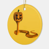 Orange Cobra Keramikornament (Links)