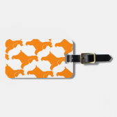 Orange Cocker Spaniel Gepäckanhänger (Vorderseite horizontal)