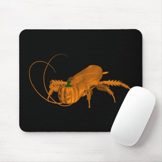 Orange Cockroach Mousepad (Mit Mouse)