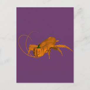 Orange Cockroach Postkarte