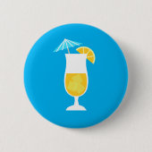 Orange Cocktail Button (Vorderseite)
