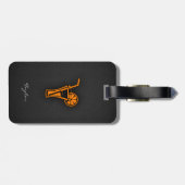 Orange Cocktail Gepäckanhänger (Rückseite horizontal)