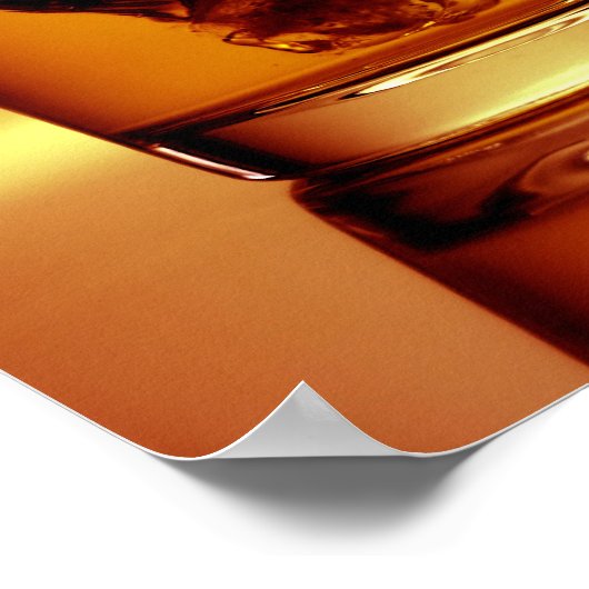 Orange Cocktail Poster (Ecke)