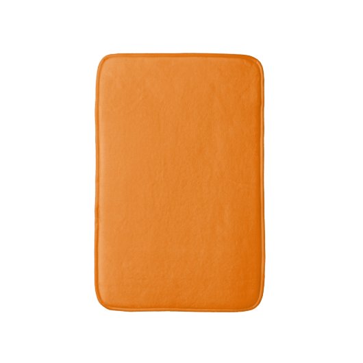 Orange Color Badematte (Vorderseite Vertikal)