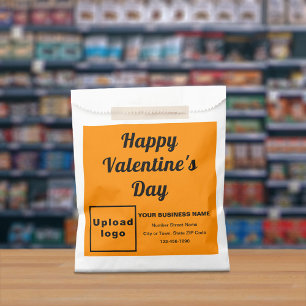 Orange Color Business Brand; Valentine; Papiertüte Geschenktütchen