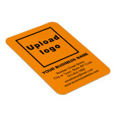 Orange Color Flexible Foto Magnet (Rechte Seite)