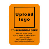 Orange Color Flexible Foto Magnet (Vertikal)