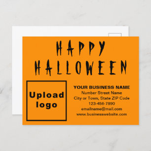 Orange Color Holiday Postkarte