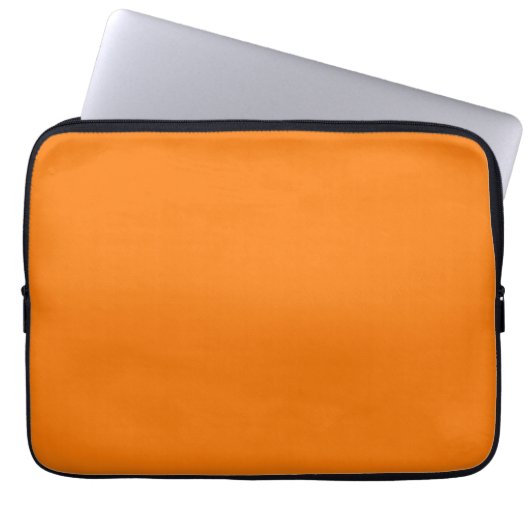 Orange Color Laptopschutzhülle (Vorderseite)