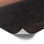 Orange Colored Sky Poster (Ecke)