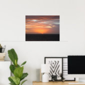 Orange Colored Sky Poster (Heimbüro)
