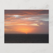 Orange Colored Sky Postkarte (Vorderseite)