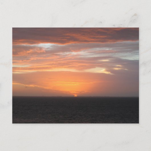 Orange Colored Sky Postkarte (Vorderseite)