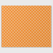 Orange Combination Checkerboard von Shirley Taylor Geschenkpapier (Flach)