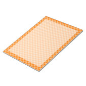 Orange Combination Checkerboard von Shirley Taylor Notizblock (angewinkelt)