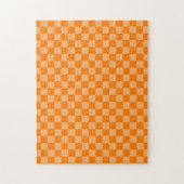 Orange Combination Checkerboard von Shirley Taylor Puzzle (Vertikal)
