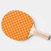 Orange Combination Checkerboard von Shirley Taylor Tischtennis Schläger (Seitenansicht)