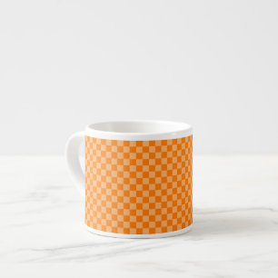 Orange Combination Checkerboard von ShirleyTaylor Espressotasse