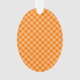 Orange Combination Checkerboard von ShirleyTaylor Ornament