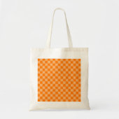 Orange Combination Checkerboard von ShirleyTaylor Tragetasche (Vorne)