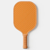 Orange Combination Checkerboard von STaylor Pickleball Schläger (Vorderseite)
