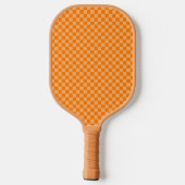 Orange Combination Checkerboard von STaylor Pickleball Schläger (Rückseite)