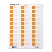 Orange Combination Diamond Pattern STaylor (Vorne)