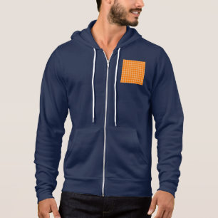 Orange Combination Diamond Pattern STaylor Hoodie