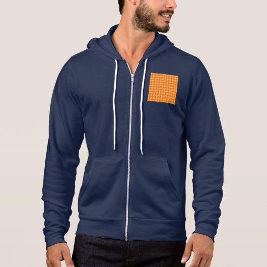 Orange Combination Diamond Pattern STaylor Hoodie (Vorderseite)