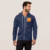 Orange Combination Diamond Pattern STaylor Hoodie (Vorne ganz)