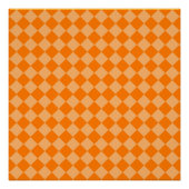 Orange Combination Diamond Pattern STaylor Poster (Vorderseite)