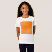 Orange Combination Diamond Pattern STaylor T-Shirt (Vorne ganz)