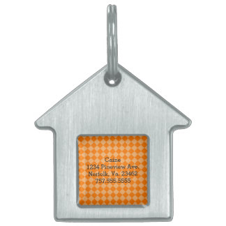 Orange Combination Diamond Pattern STaylor Tiermarke