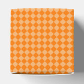 Orange Combination Diamond Pattern von STaylor Geschenkschachtel (Oben)