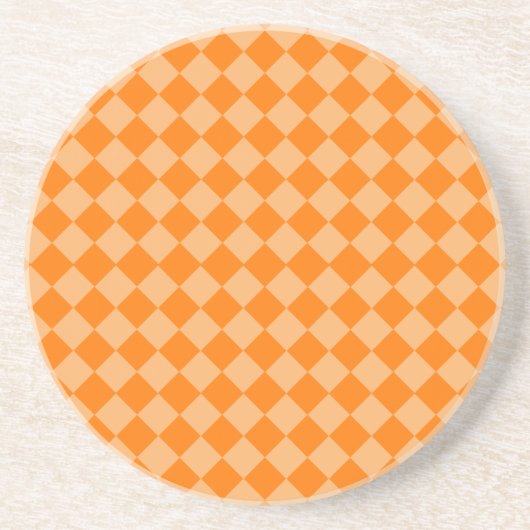 Orange Combination Diamond Pattern von STaylor Getränkeuntersetzer (Vorne)