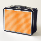 Orange Combination Diamond Pattern von STaylor Metall Brotdose (Vorderseite)