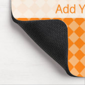 Orange Combination Diamond Pattern von STaylor Mousepad (Ecke)