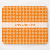 Orange Combination Diamond Pattern von STaylor Mousepad (Vorne)
