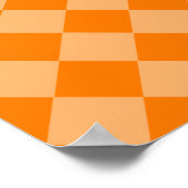 Orange Combination Diamond Pattern von STaylor Poster (Ecke)