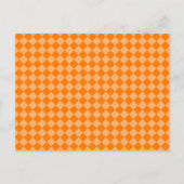 Orange Combination Diamond Pattern von STaylor Postkarte (Vorderseite)