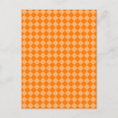 Orange Combination Diamond Pattern von STaylor Postkarte (Vorderseite)