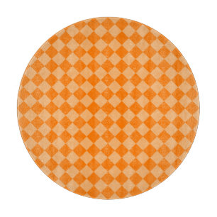 Orange Combination Diamond Pattern von STaylor Schneidebrett
