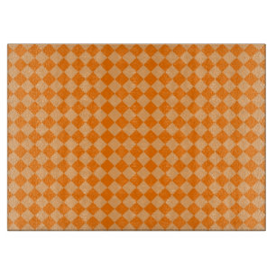 Orange Combination Diamond Pattern von STaylor Schneidebrett