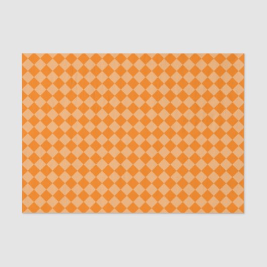 Orange Combination Diamond Pattern von STaylor Seidenpapier (Vorderseite)