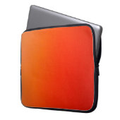 Orange Computer Sleeve (Vorderseite Links)