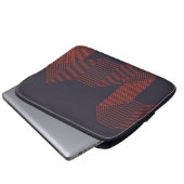Orange coole, trendige Dekoration Laptopschutzhülle (Vorne Knopf)