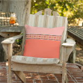 Orange Coral and Pink Patio Kissen (Stuhl )