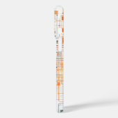 Orange Core Schematic Case-Mate iPhone Hülle (Rückseite / Links)