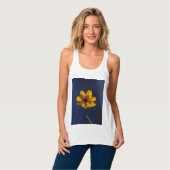Orange Coreopsis Tank Top (Vorderseite Vollansicht)