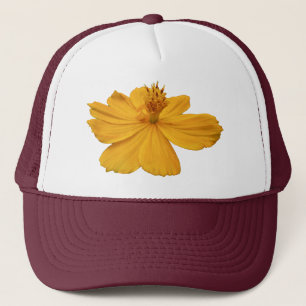 Orange Cosmos-Koordinationselemente Truckerkappe